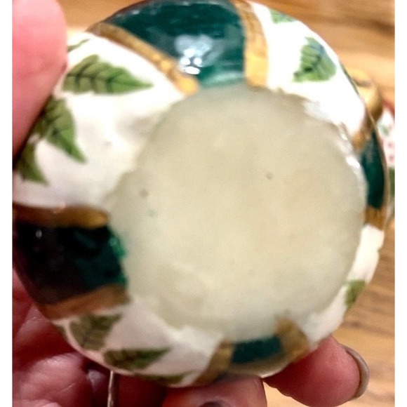 Christmas Ornament Candle Set of 4 Round Holiday Tier Tray Decor - Picture 8 of 9